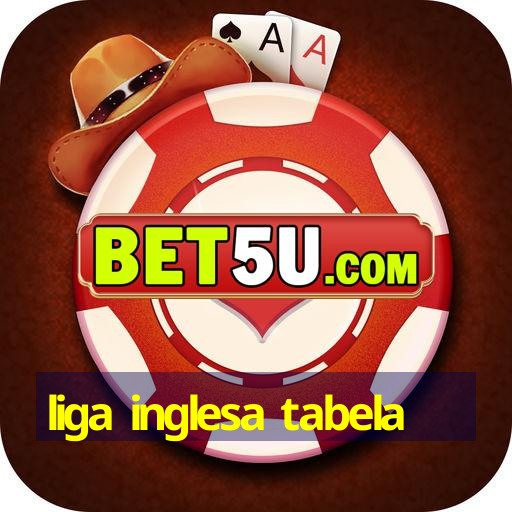 liga inglesa tabela